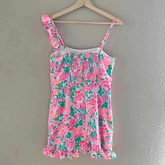 MOVING SALE: Lilly Pulitzer Floral romper dress - Picture 3 of 11